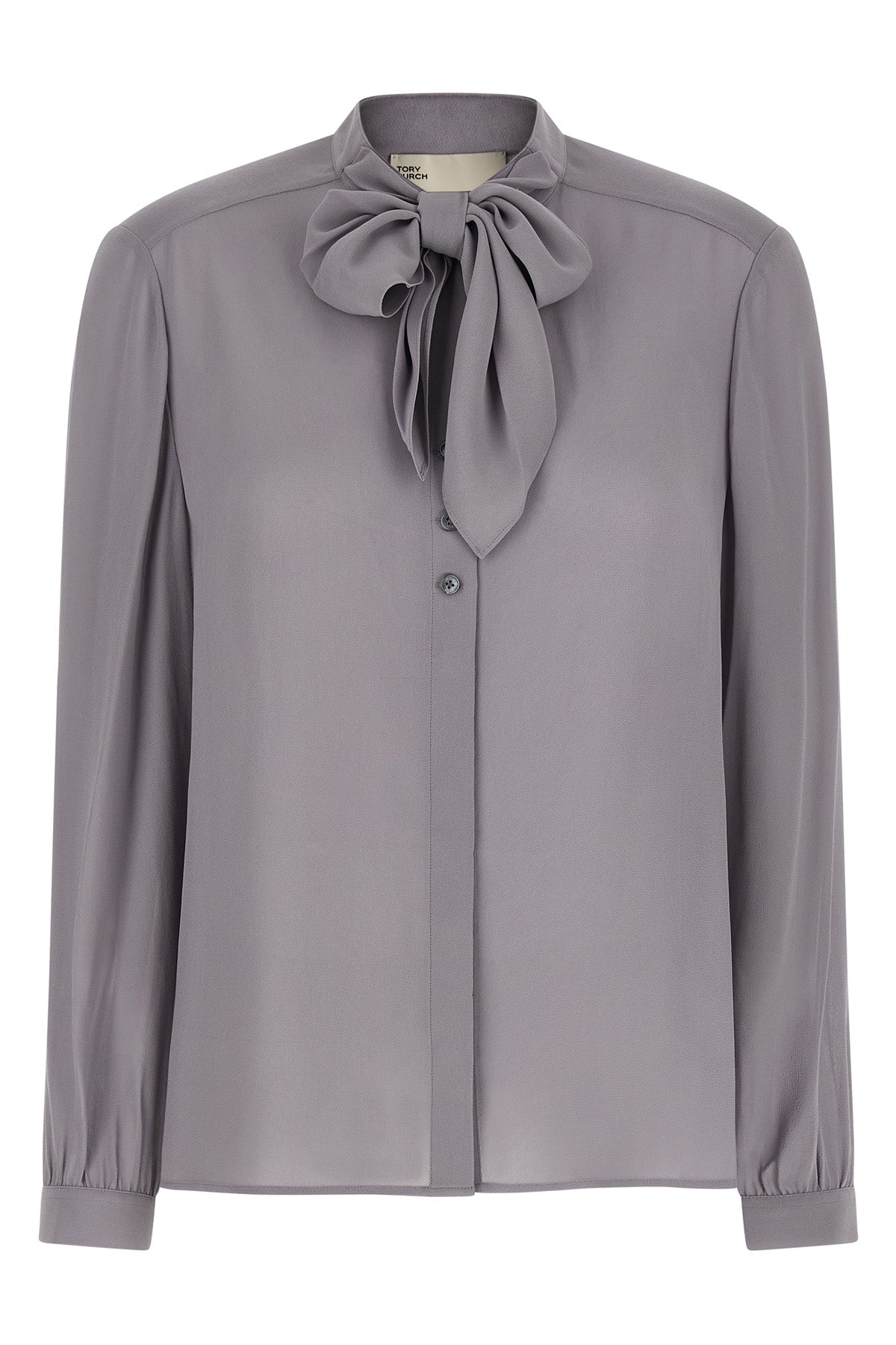 TORY BURCH 4 georgette bow viscose blouse