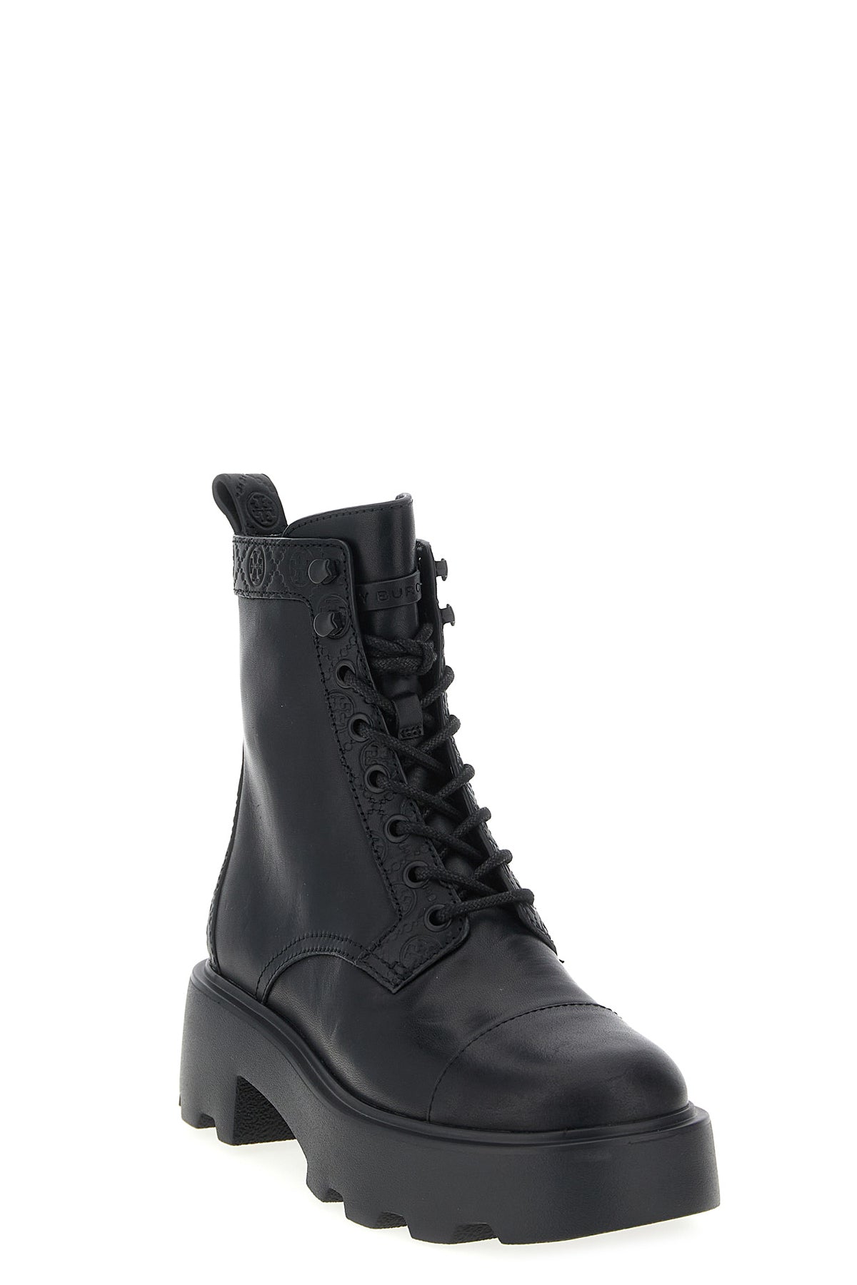 TORY BURCH 5.5 leather combat boots