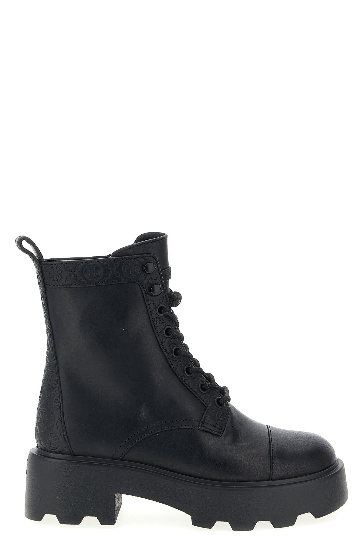 TORY BURCH 5.5 leather combat boots