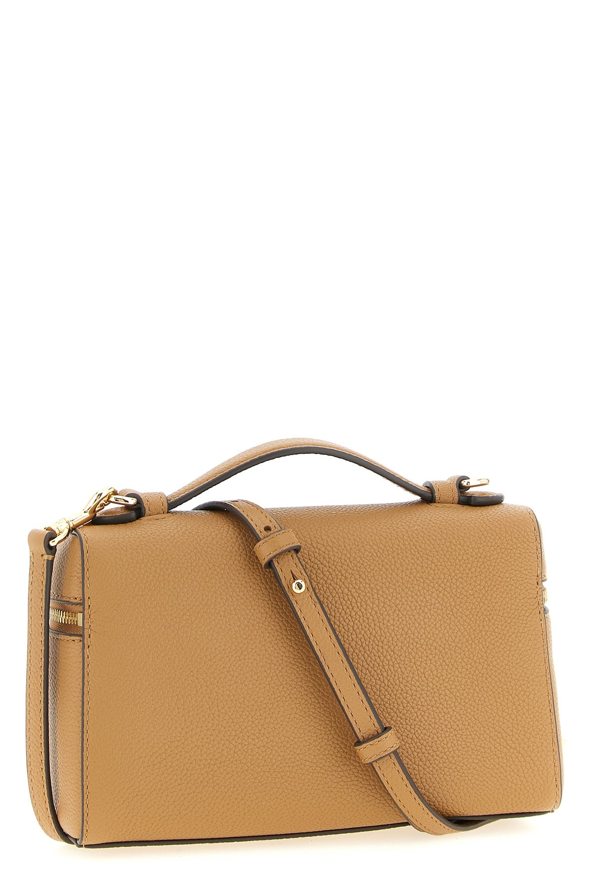 romy slim hammered leather handbag