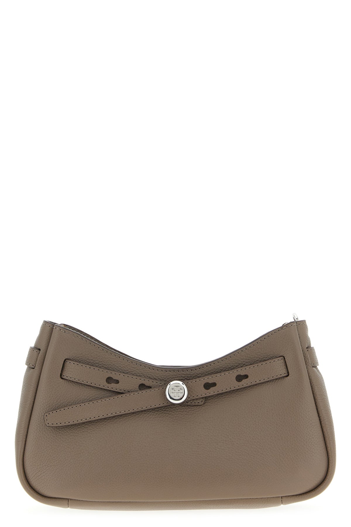 TORY BURCH OS romy hammered leather crossbody bag