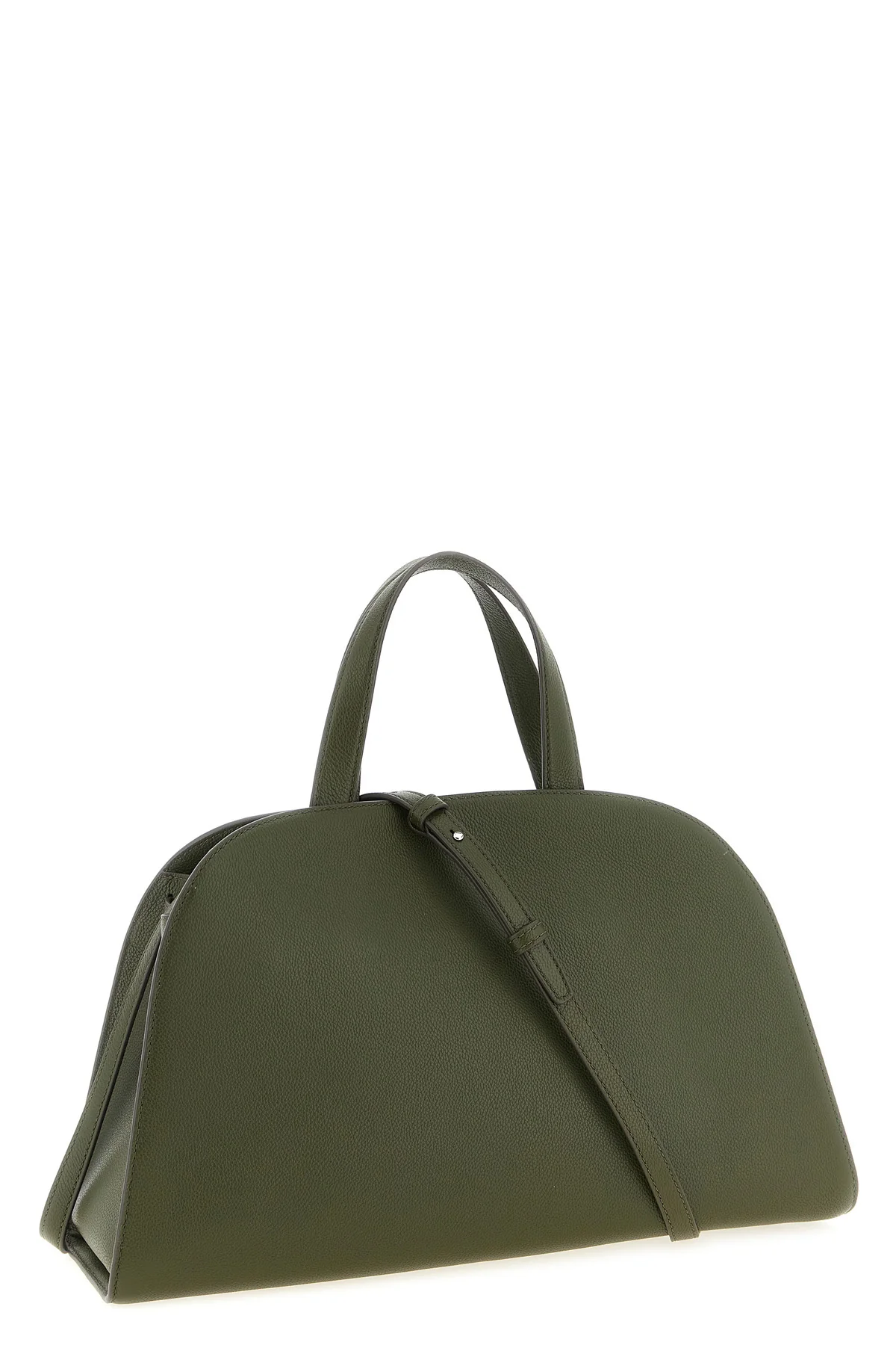 TORY BURCH OS tory burchs romy top case handbag has a curved and structured silhouette