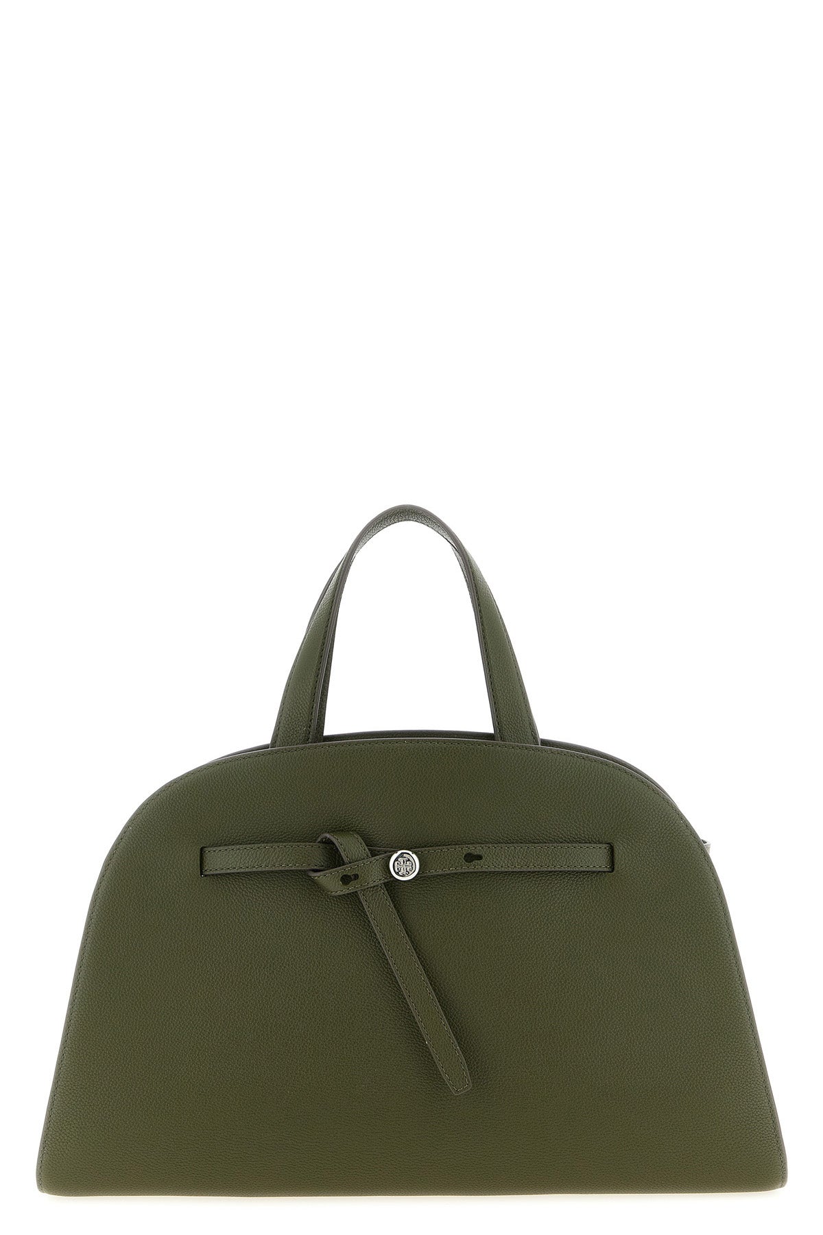 TORY BURCH OS tory burchs romy top case handbag has a curved and structured silhouette