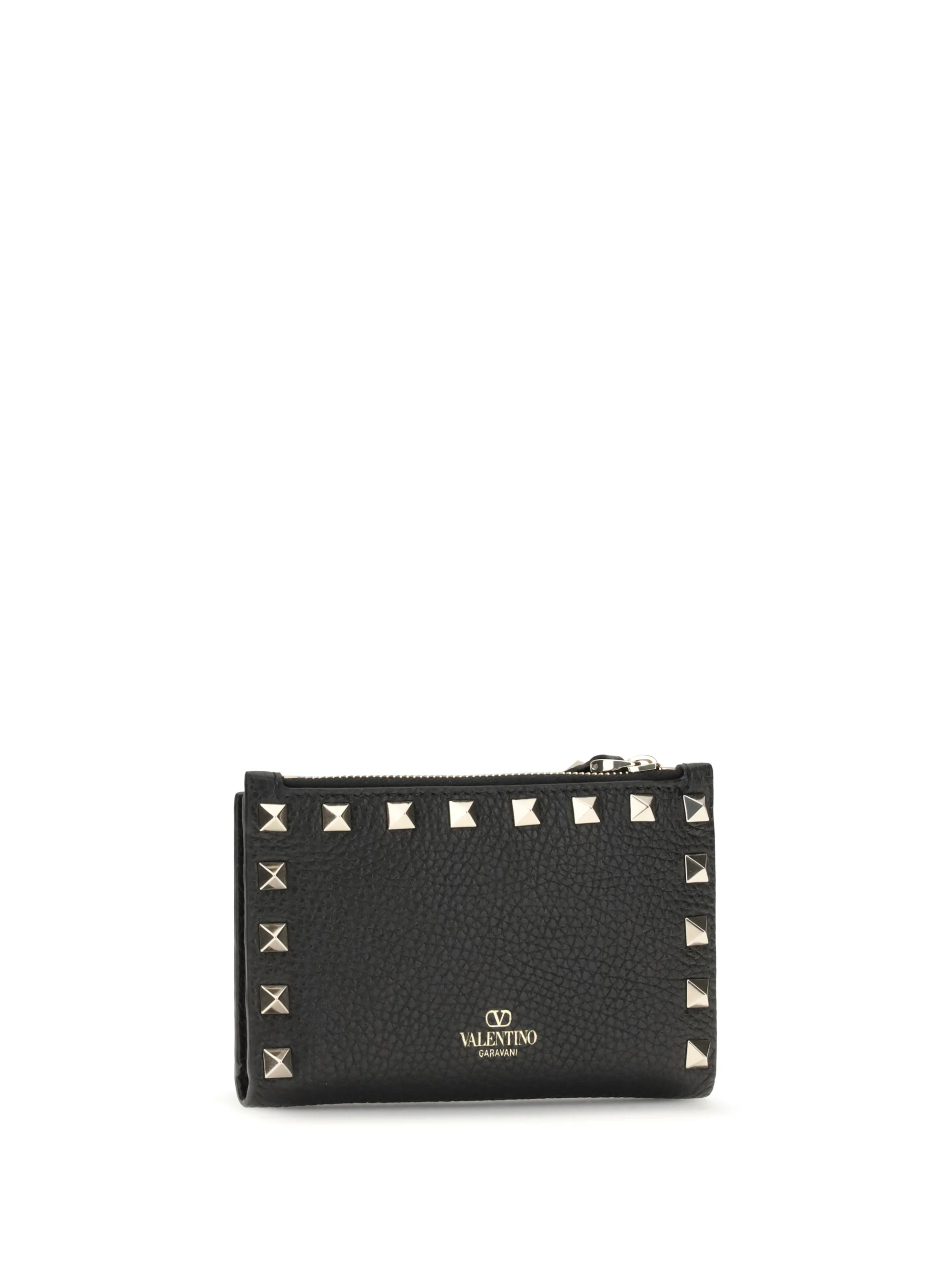 VALENTINO GARAVANI OS rockstud zip card holder