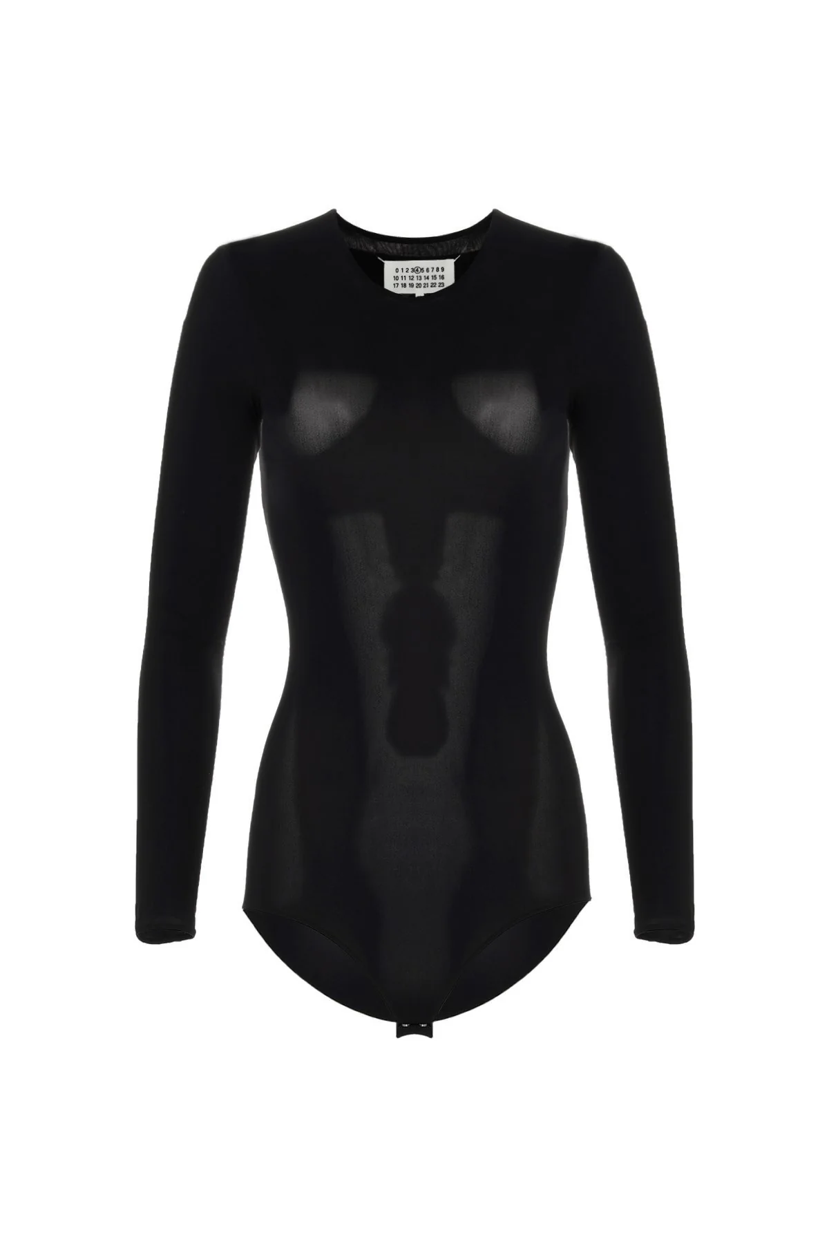 maison margiela essential technical stretch jersey crew neck bodysuit