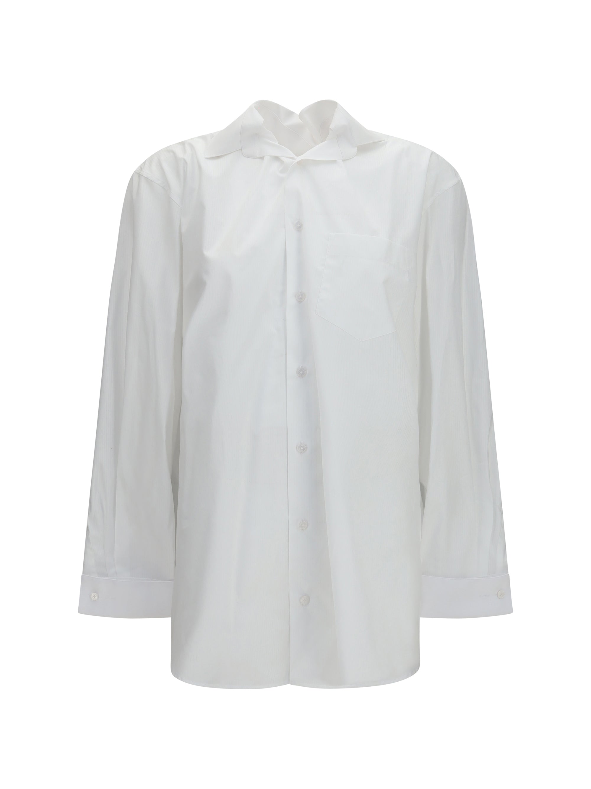 ALAIA S shirt with elasticated collar