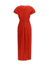 slouch waist wool dress