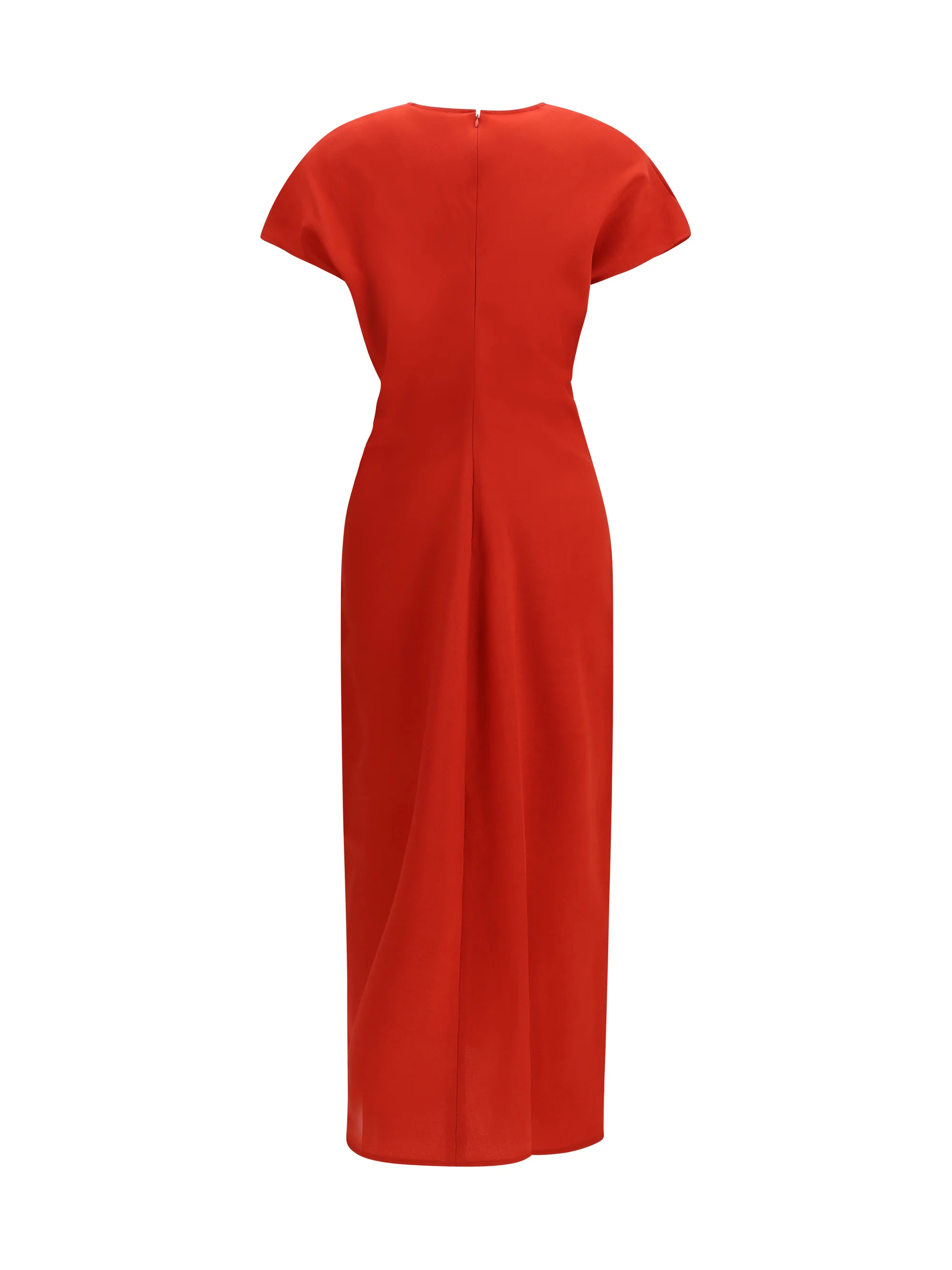 slouch waist wool dress