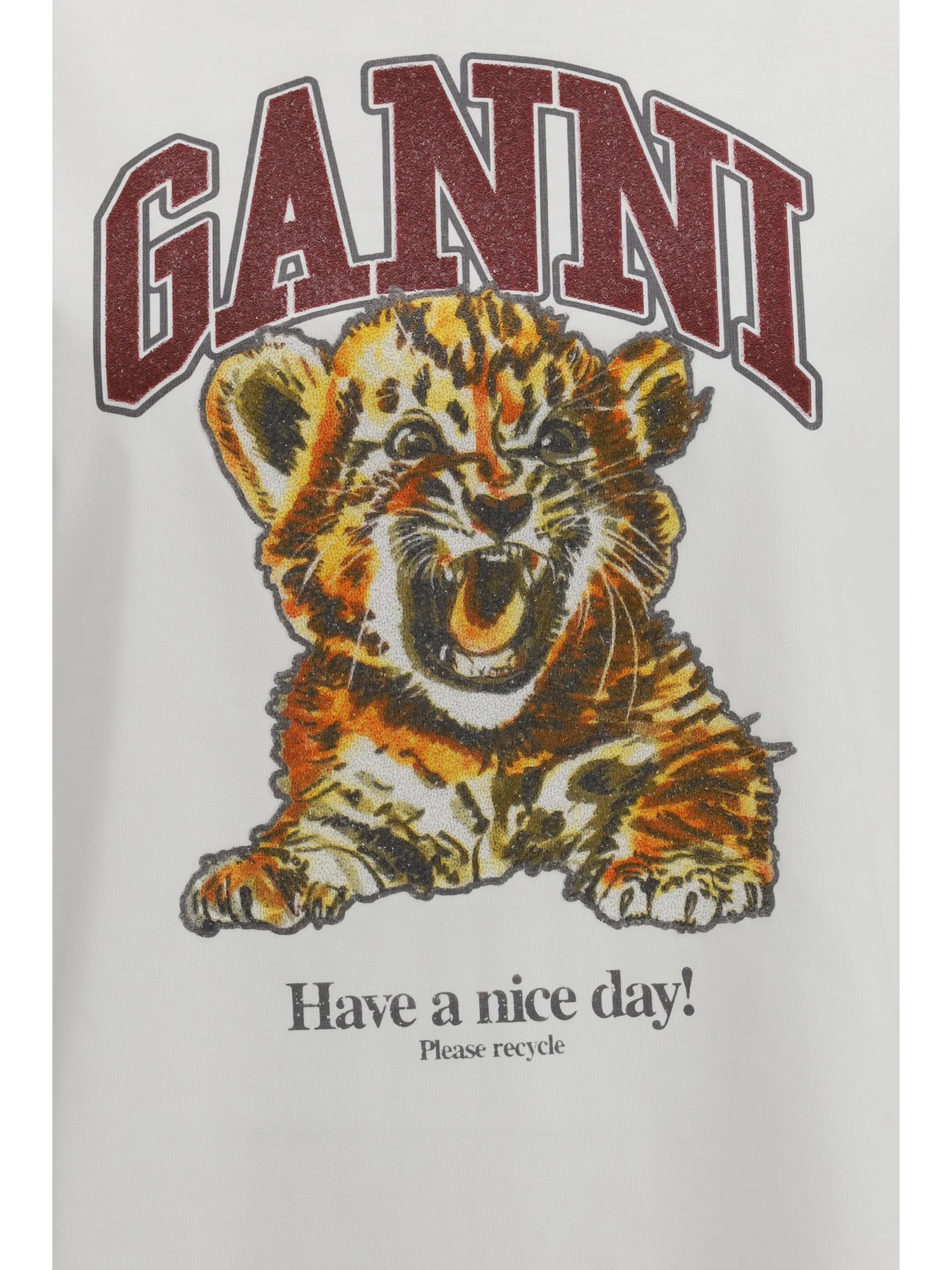 beaded tiger t-shirt
