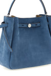 romy bucket bag in fine nubuck leather