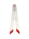 twill little stars starry scarf in silk