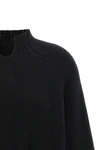 the khaite cain sweater in pure black cashmere embodies a whispered elegance t