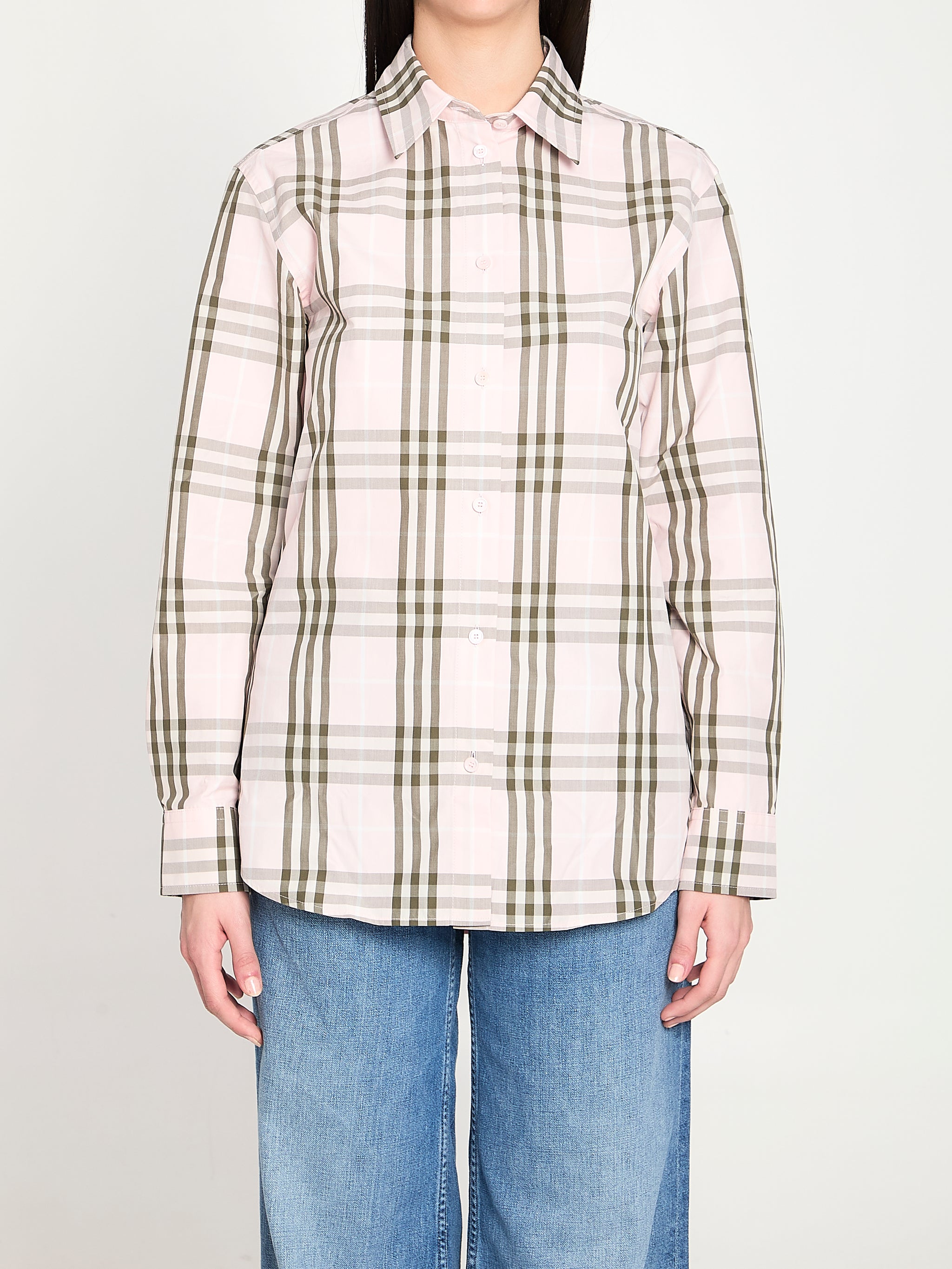 check cotton shirt