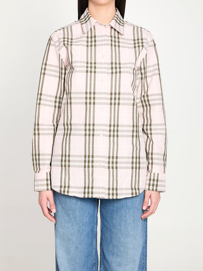 check cotton shirt