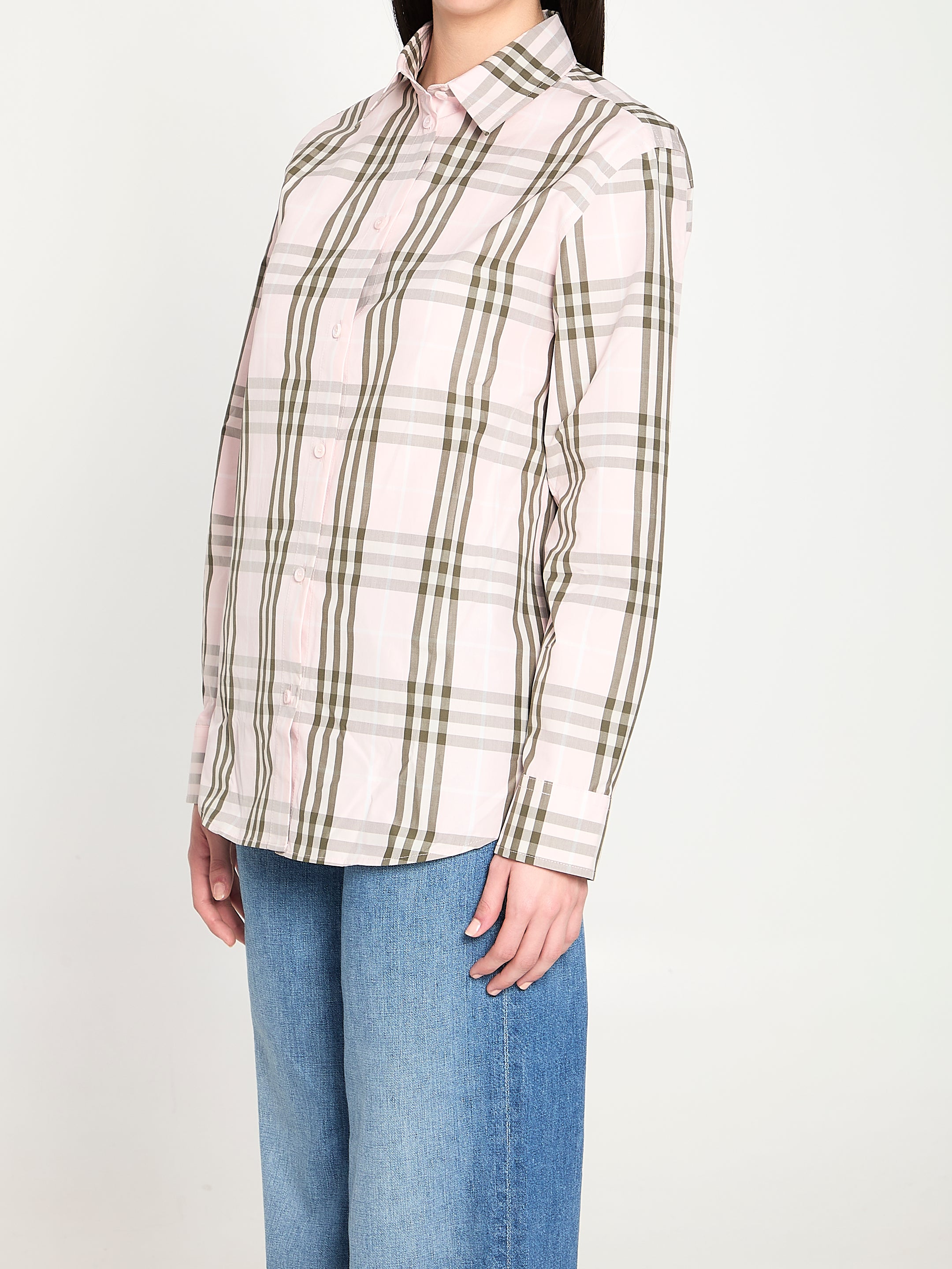 BURBERRY 10 check cotton shirt