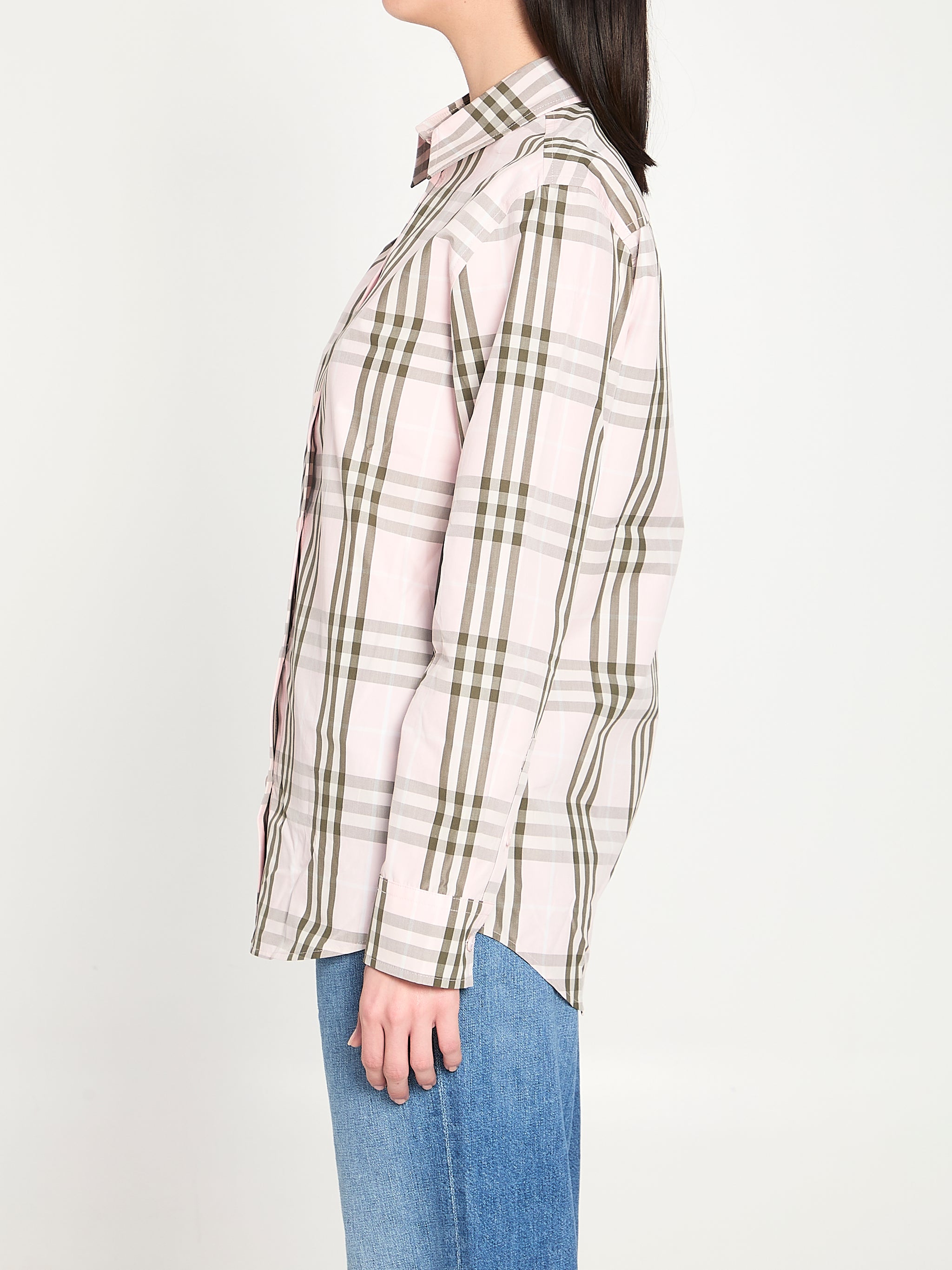 check cotton shirt