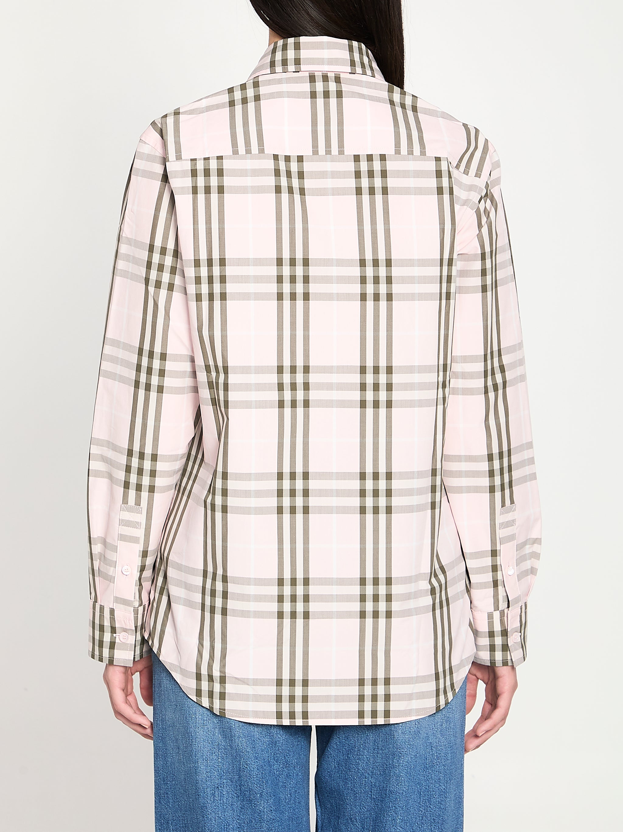 check cotton shirt