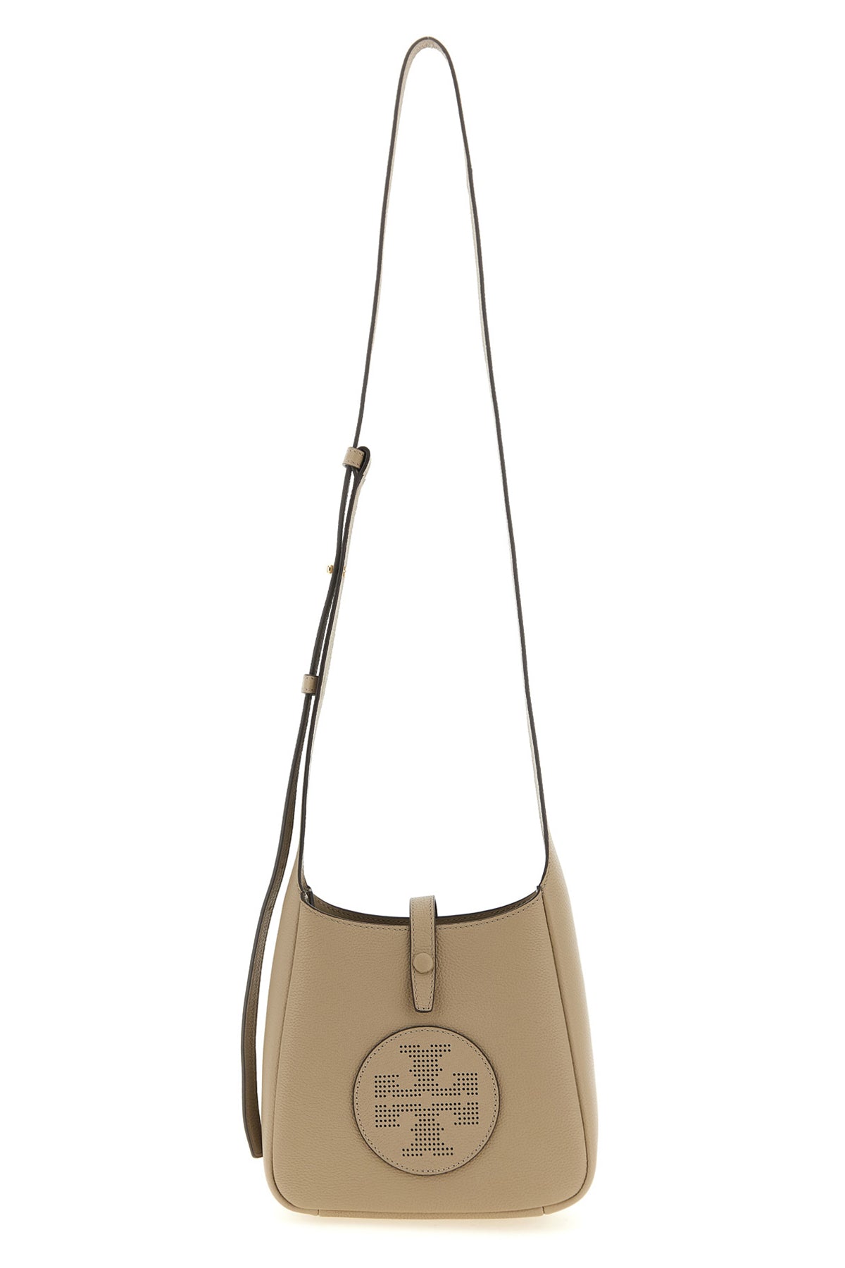 TORY BURCH OS miller swing hammered leather crossbody bag