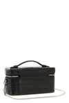 the tory burch charlie vanity case defines a structured silhouette