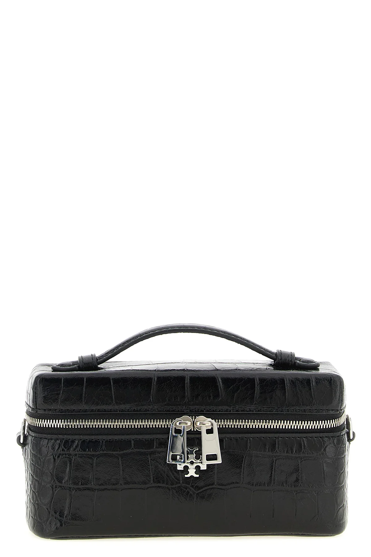 TORY BURCH OS the tory burch charlie vanity case defines a structured silhouette