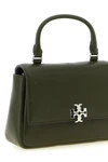 the tory burch charlie mini handbag combines structured aesthetics