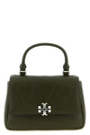 the tory burch charlie mini handbag combines structured aesthetics