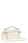 the tory burch vanity case charlie  crossbody bag stands out for its geometric
