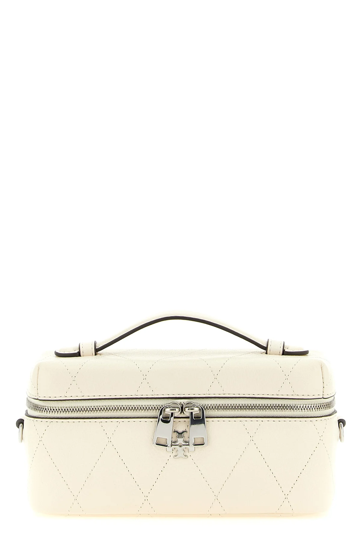TORY BURCH OS the tory burch vanity case charlie  crossbody bag stands out for its geometric