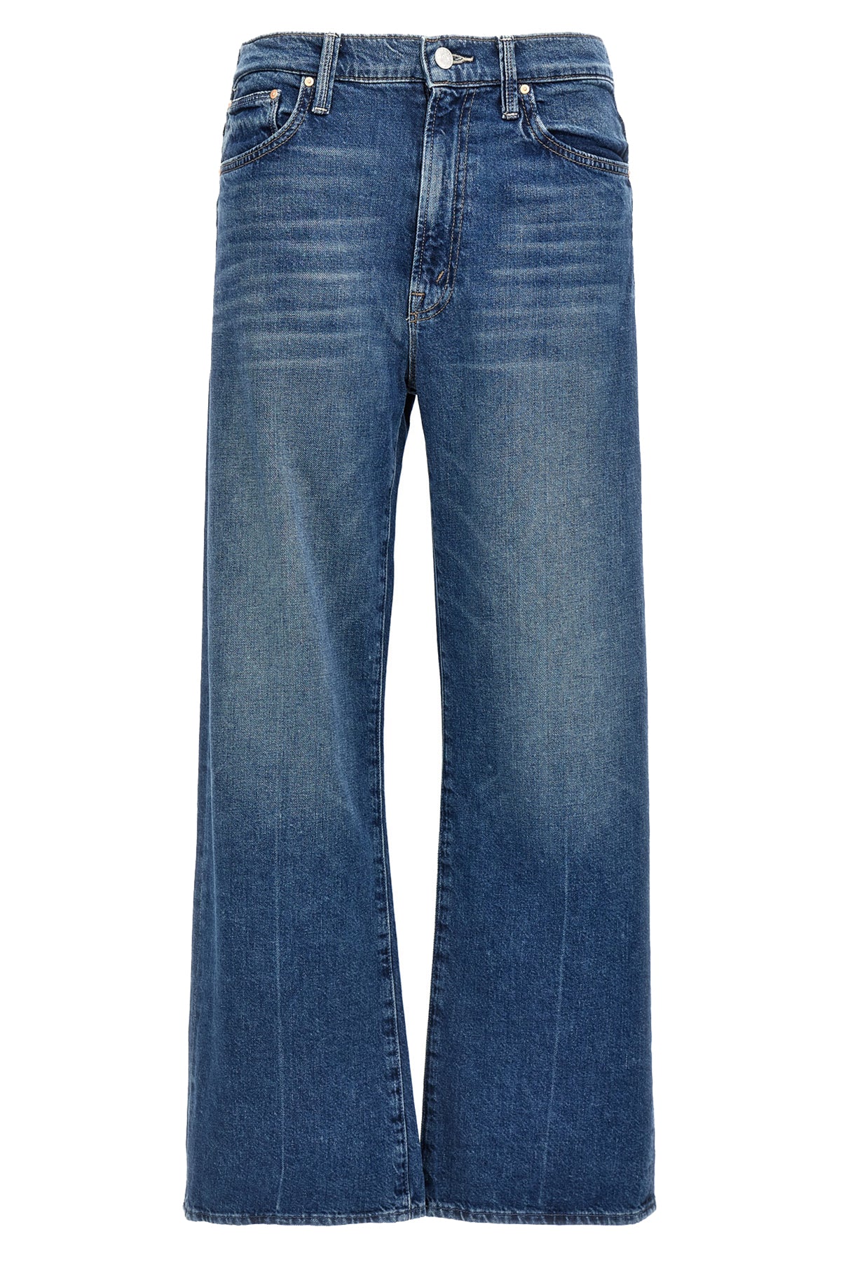 MOTHER 24 the dodger ankle stonewashed cotton denim jeans