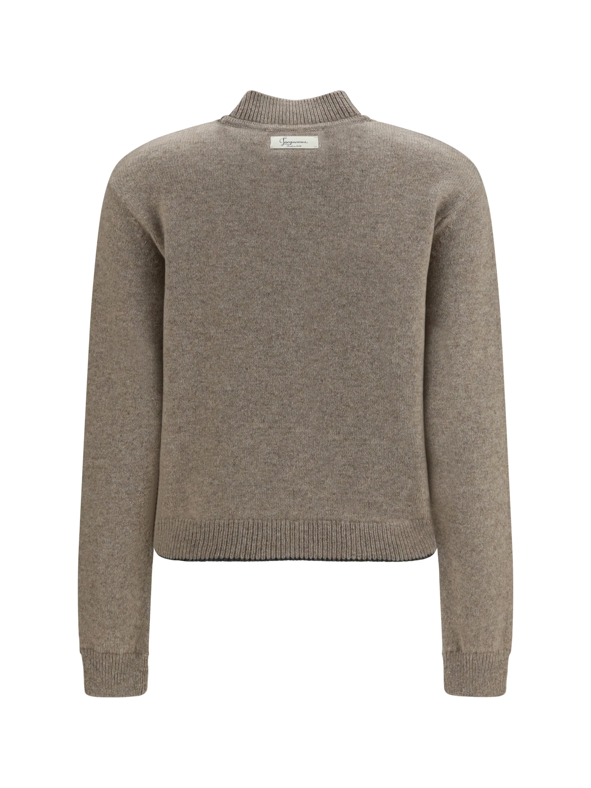 JACQUEMUS 36 la maille cashmere creweck sweater