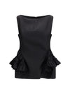 ruffled peplum top