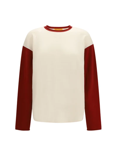 baseball oversized crew sweater
