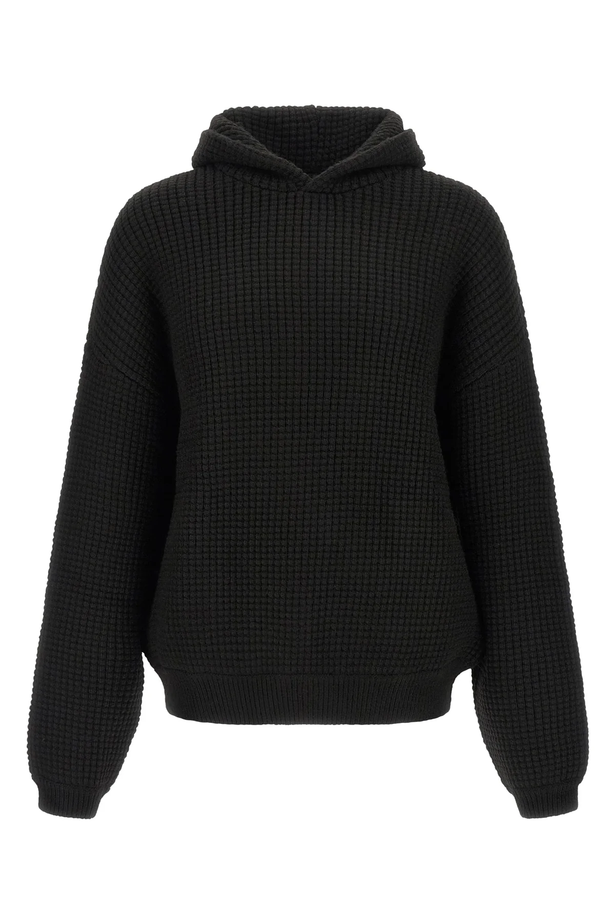 FEAR OF GOD ESSENTIAL M 90s hoodie in heavy waffle fabric