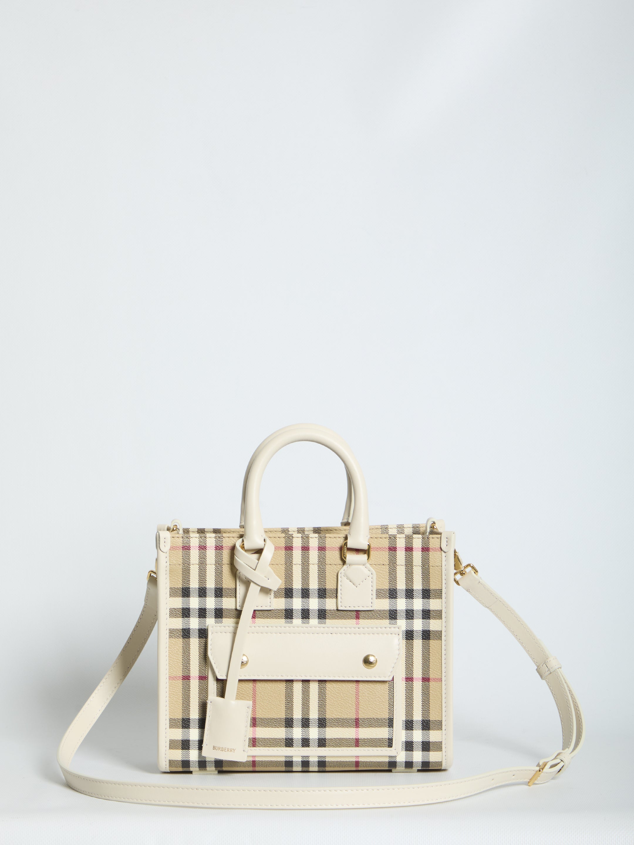 BURBERRY OS freya tote mini bag