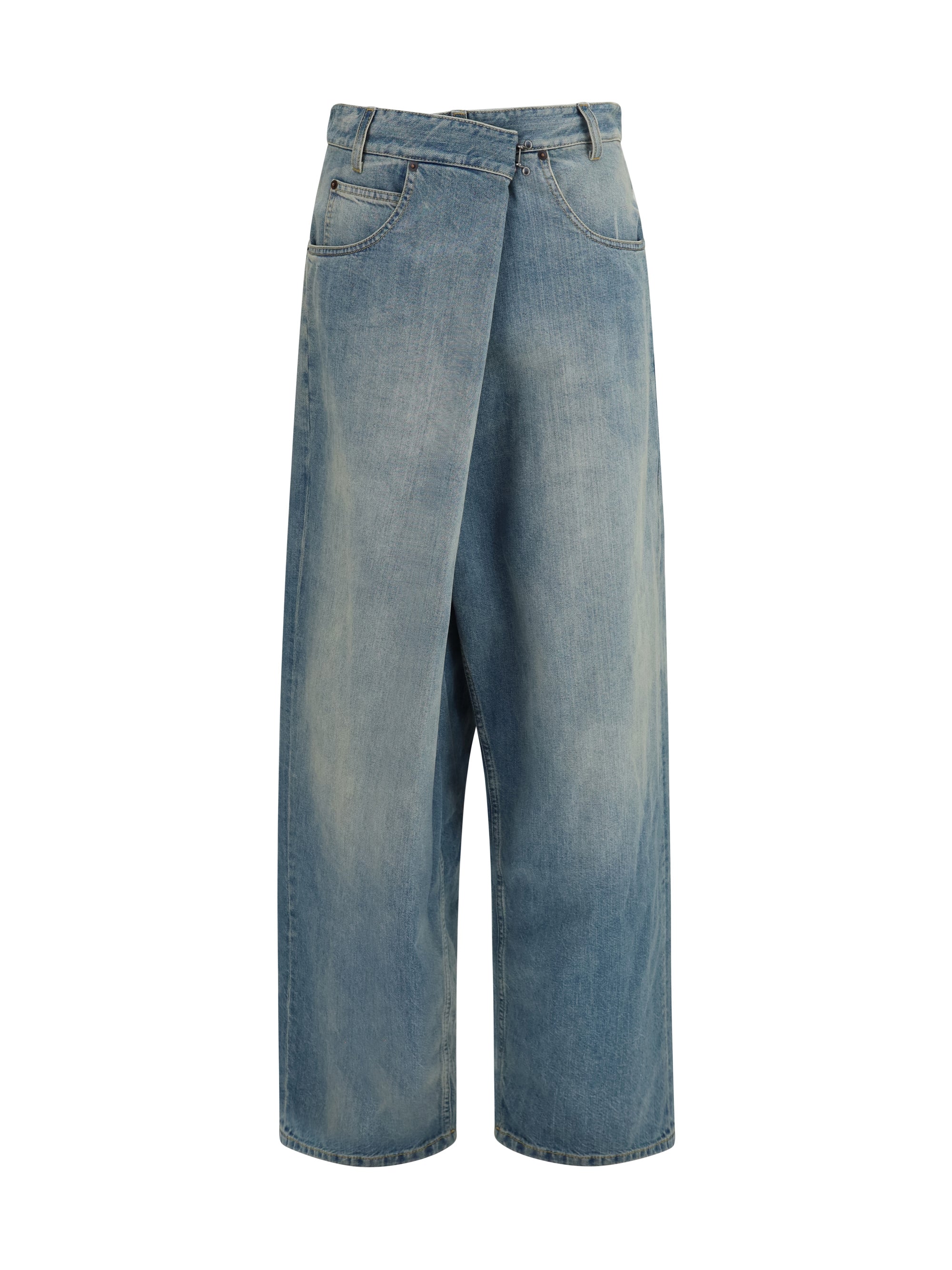 MARGIELA 25 wrap wide-leg jeans