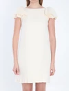 crepe couture dress