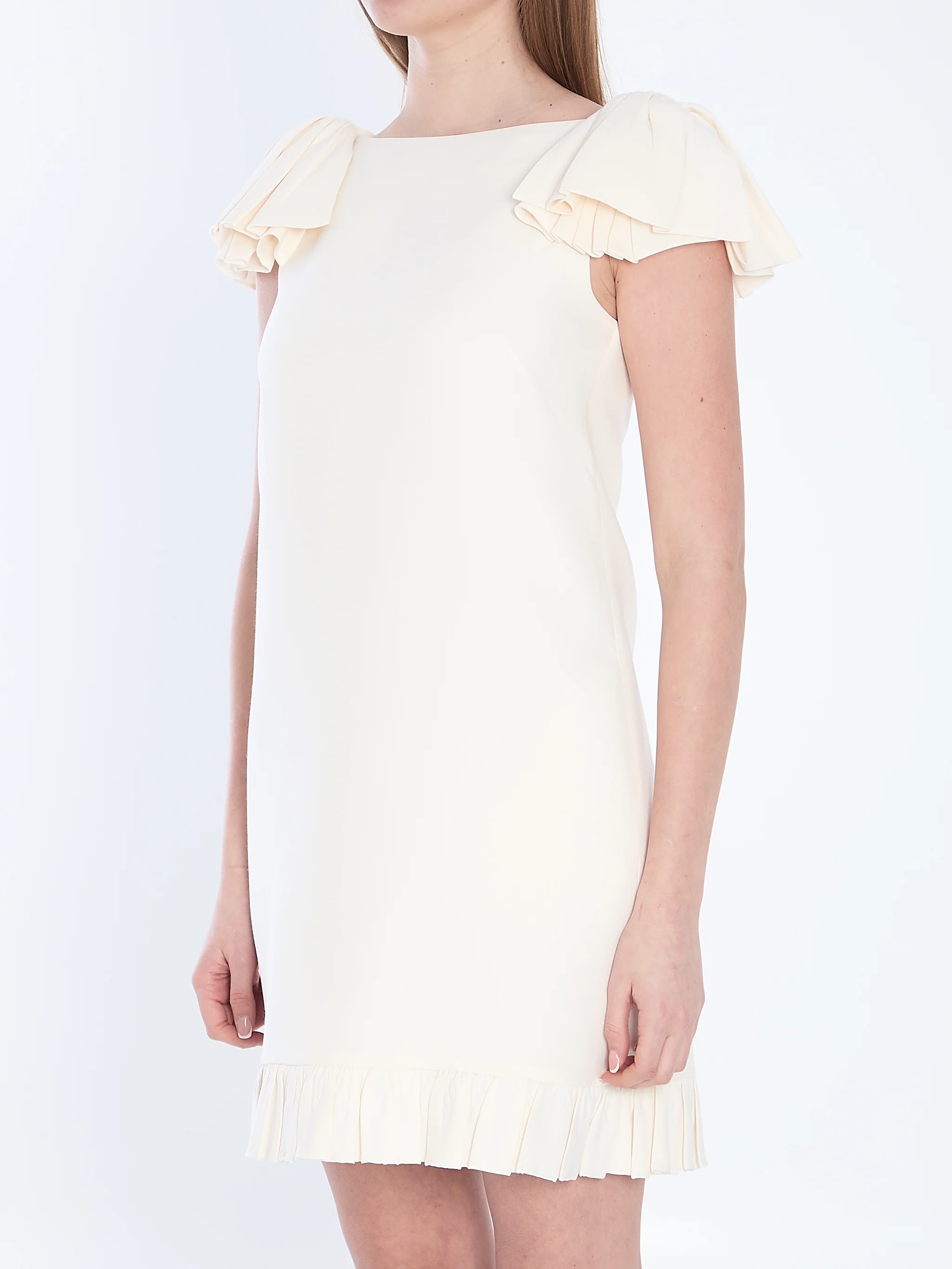 crepe couture dress