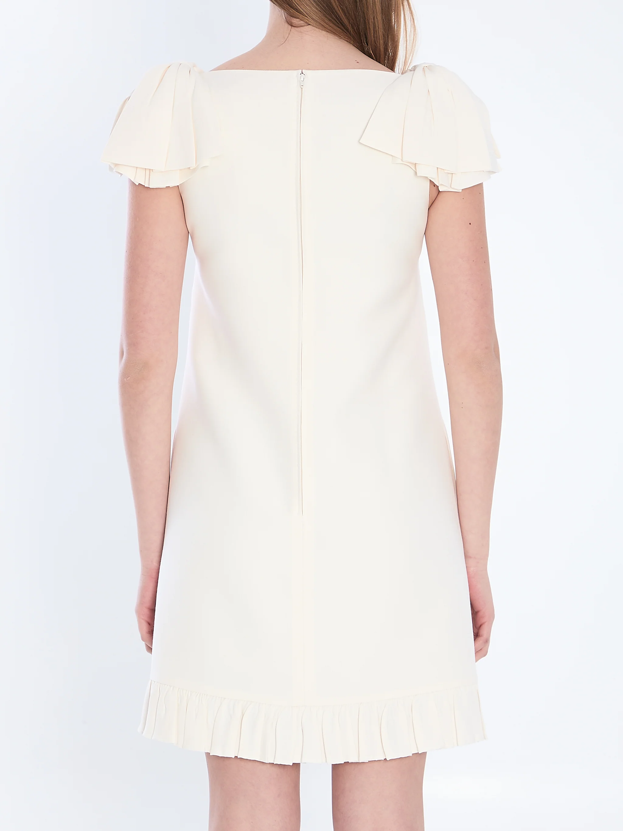 crepe couture dress