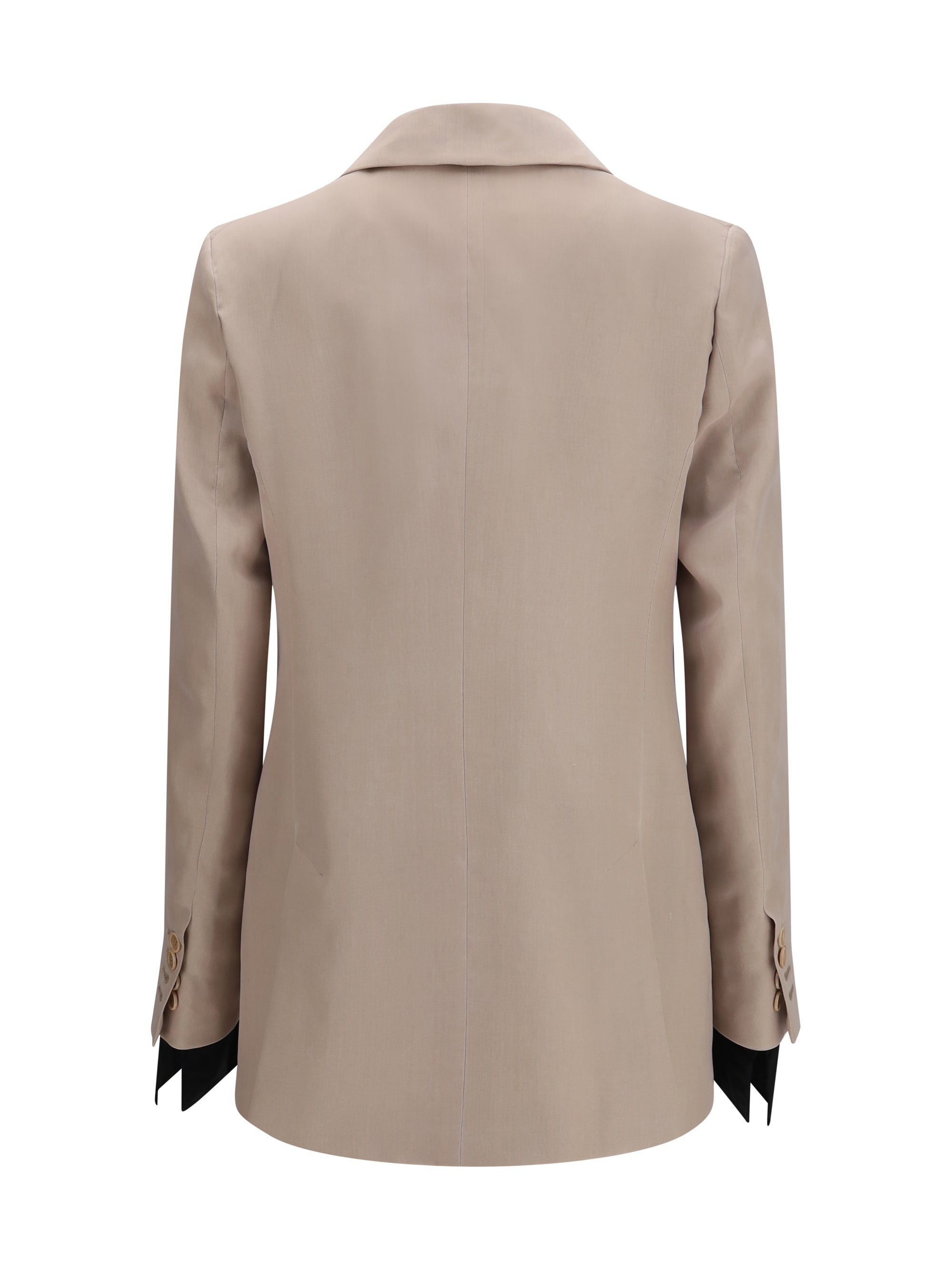 MAX MARA 40 feltro silk blazer 