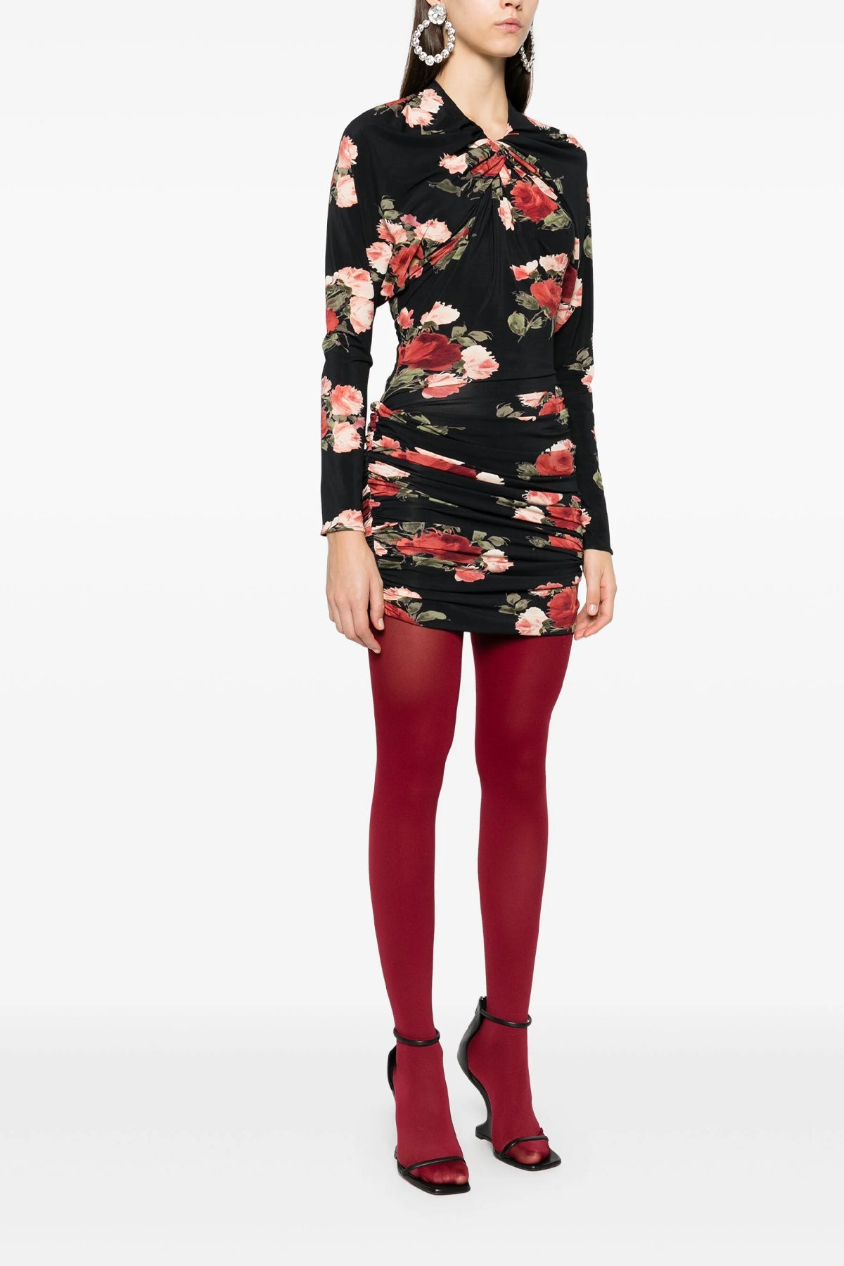 MAGDA BUTRYM 34 24 dress in stretch floral print fabric