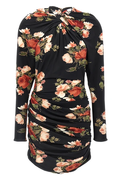 24 dress in stretch floral print fabric