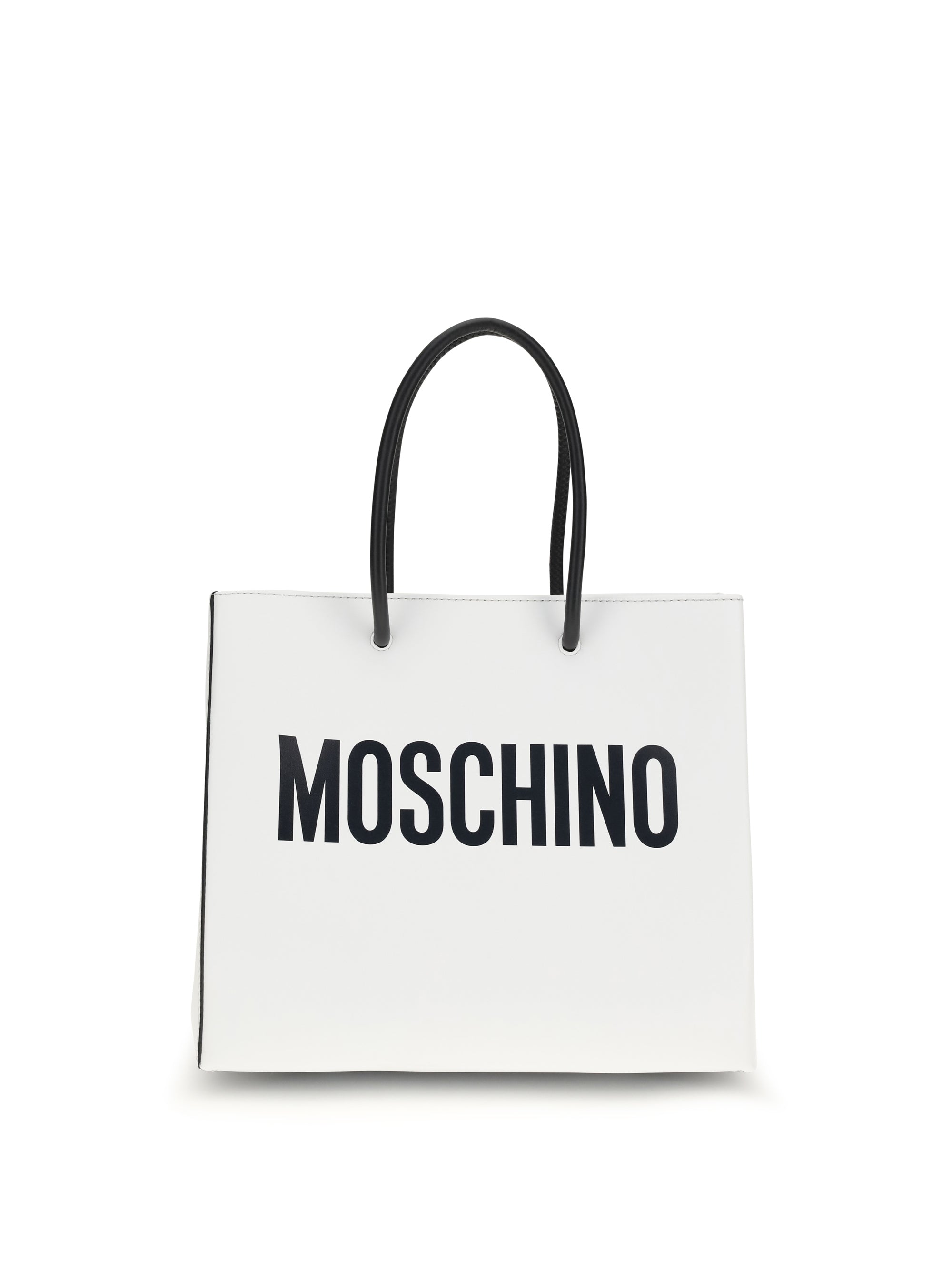 MOSCHINO OS moschino leather bag
