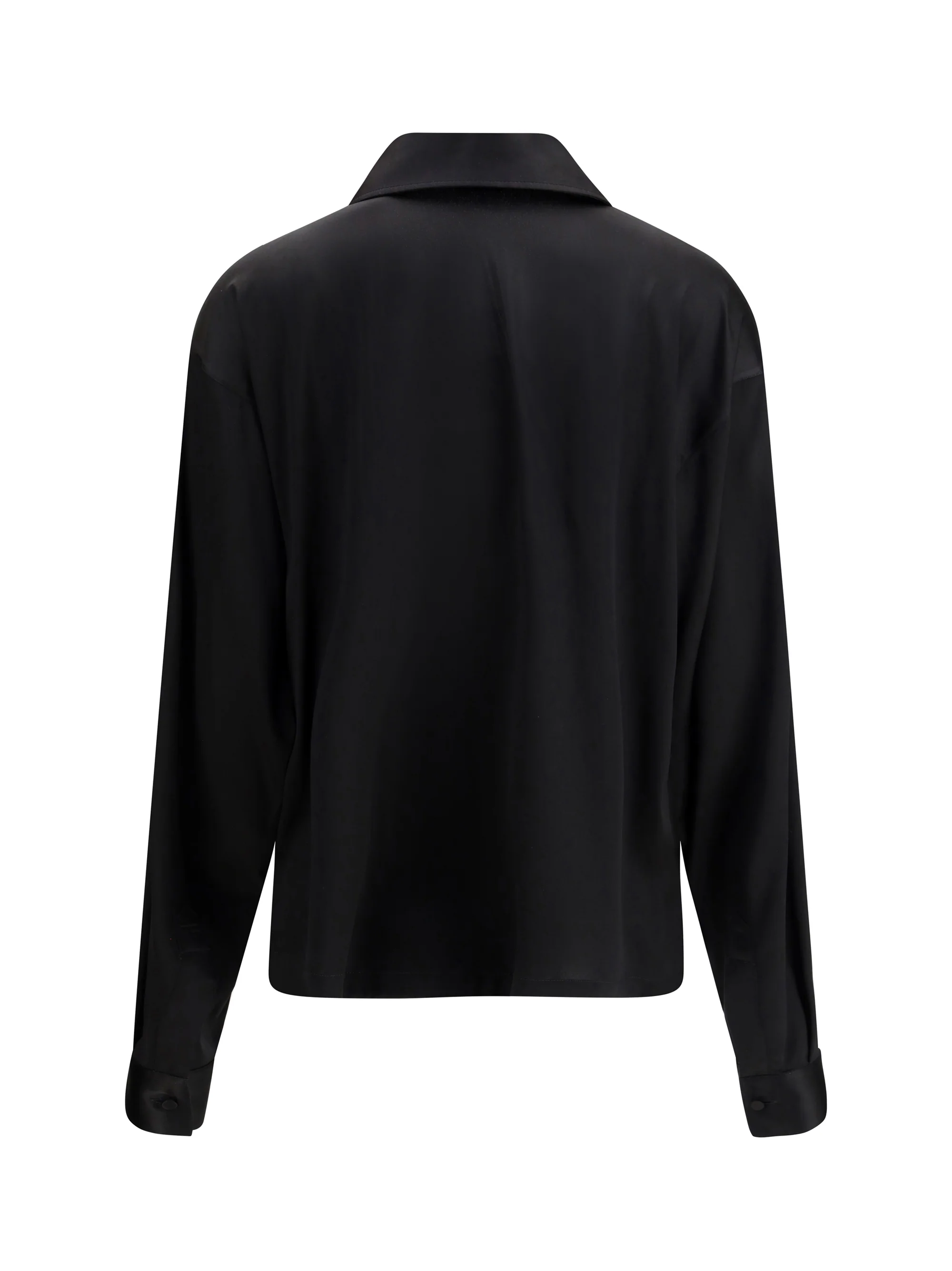 stretch silk shirt