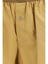 buttoned elasticated shorts