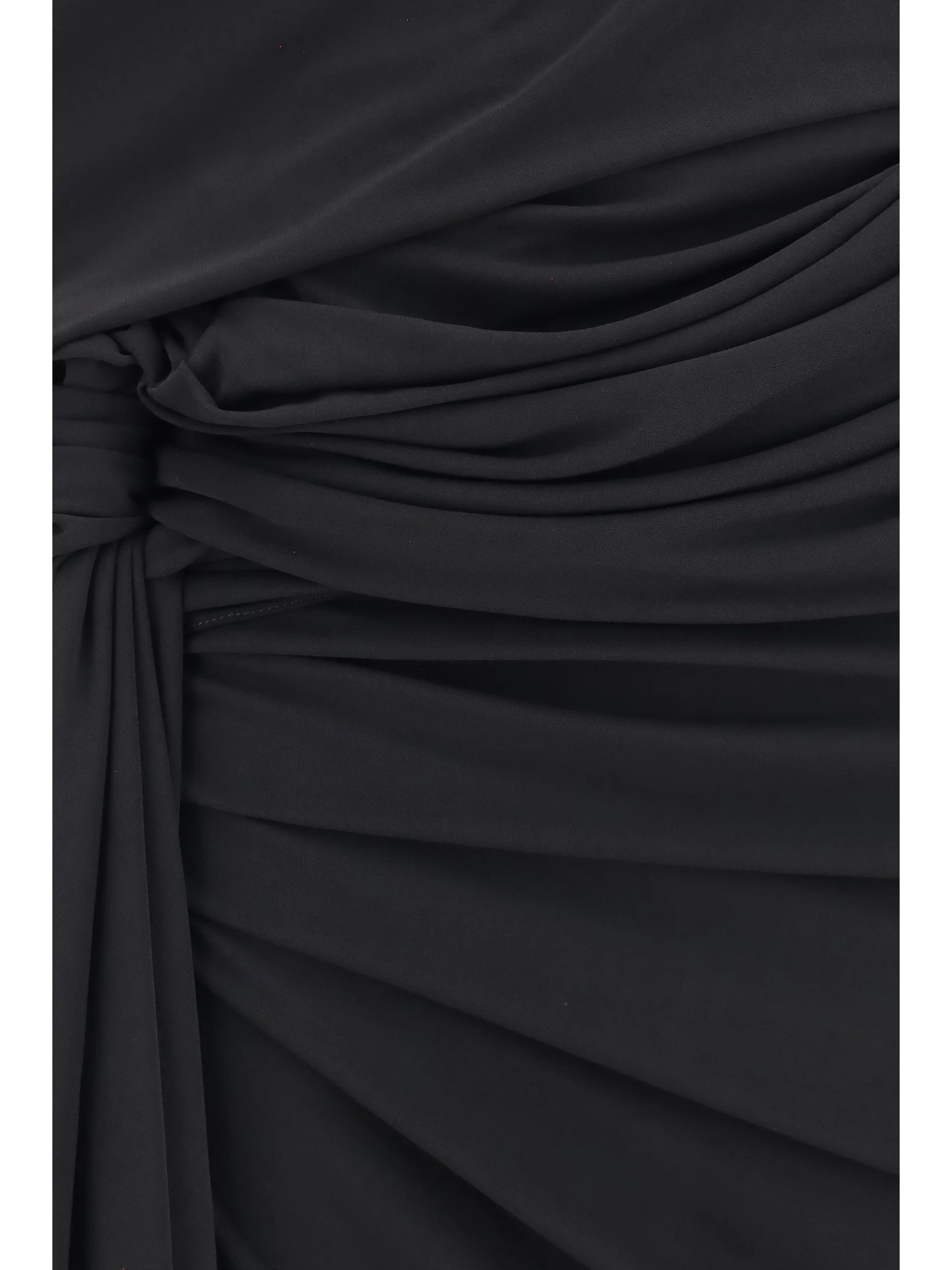 draped asymmetric dress
