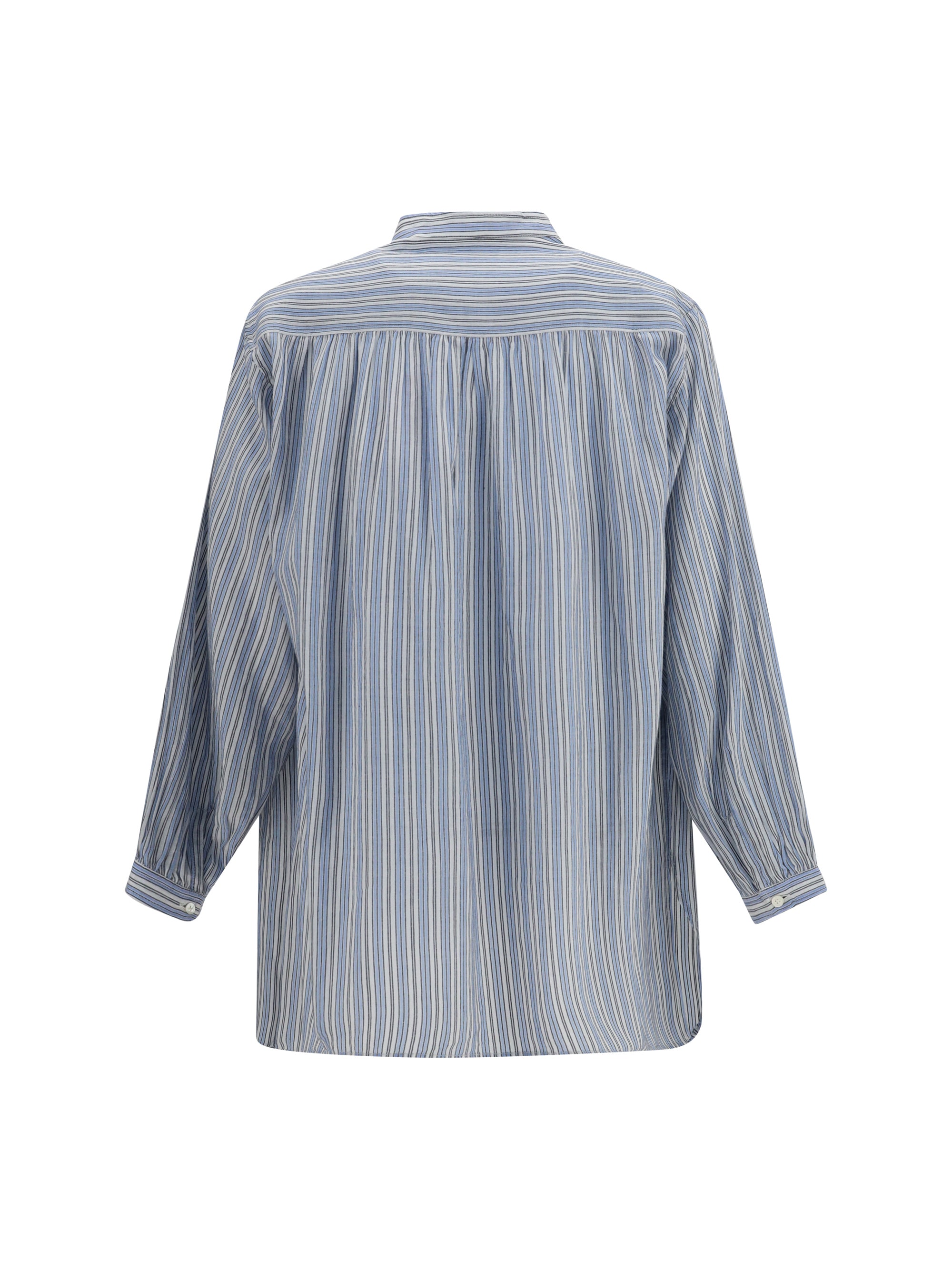 MARANT ETOILE 36 sapha striped cotton voile shirt