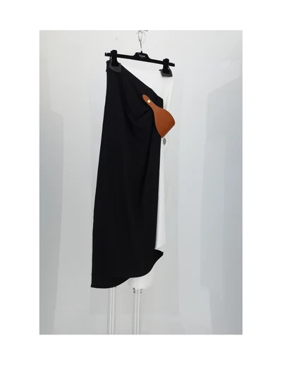 draped skirt