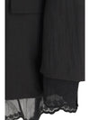 reversible drip single breasted blazer