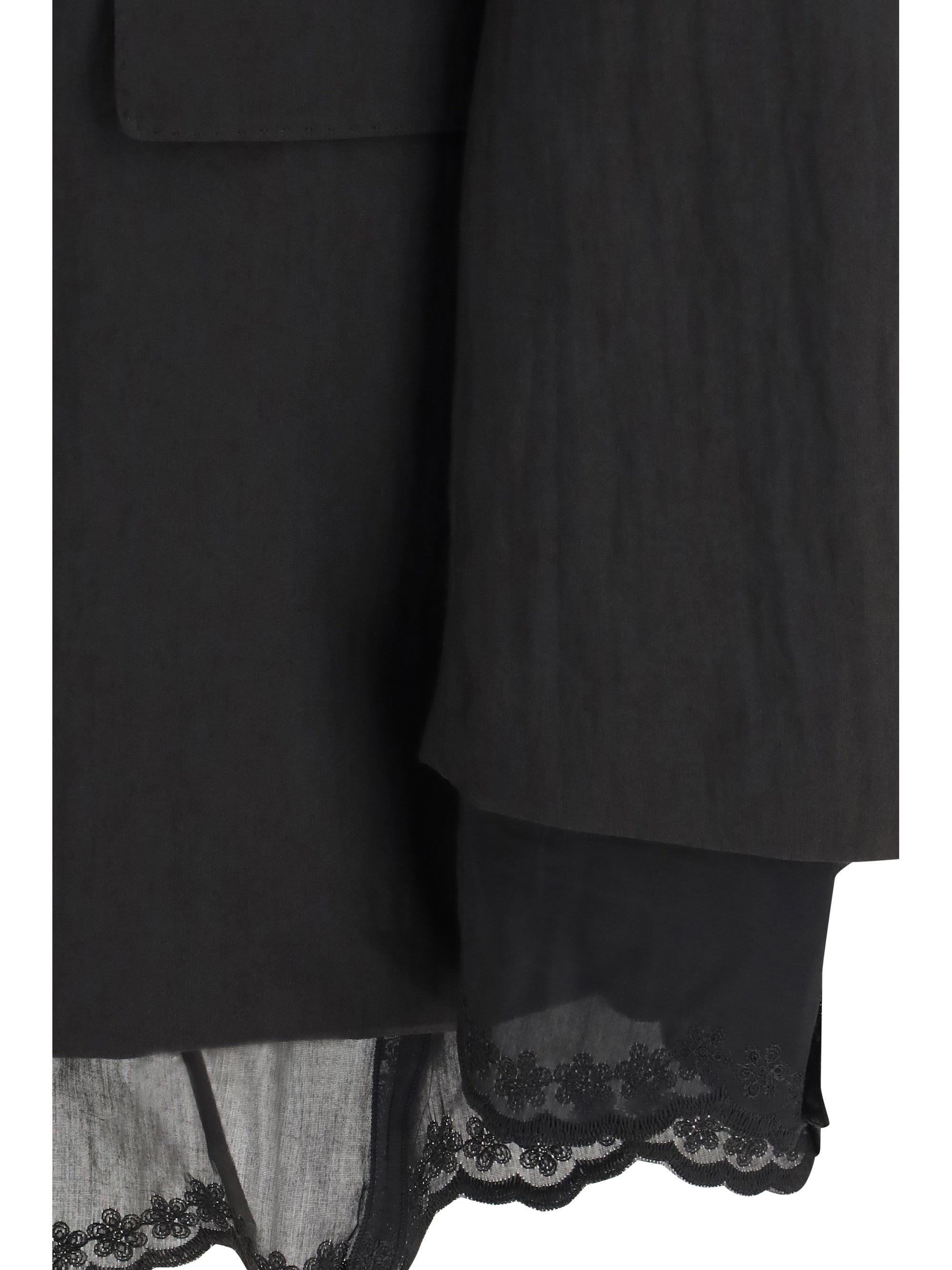 reversible drip single breasted blazer