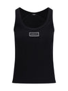 tank top in cotton rib stretch